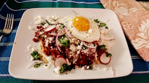 Chiliaquiles with Fried Egg